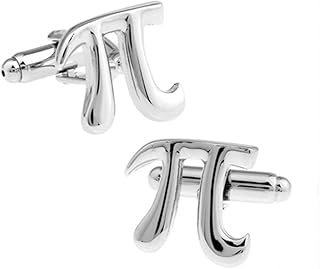 Gemelos artesanales con símbolo Pi ideales para mentes creativas