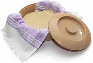 Tortillero plástico con servilleta de algodón diseño mexicano