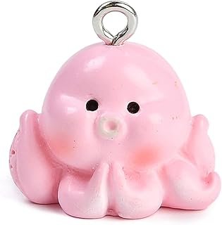 Abalorio de resina celestial para collares hechos a mano