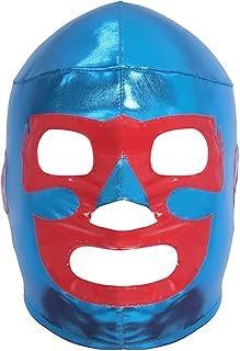 Máscara de luchador mexicana artesanal para disfraz de adulto