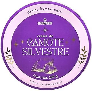 Crema Corporal de Camote Silvestre Artesanal Alivio Hormonal Natural