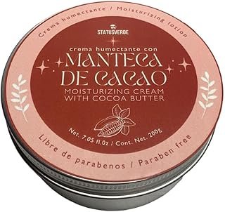 Crema Corporal Antiedad Artesanal con Manteca de Cacao Vegana