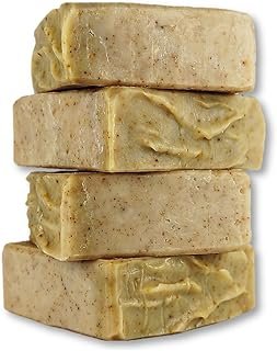 Jabones artesanales de menta y té verde refrescantes