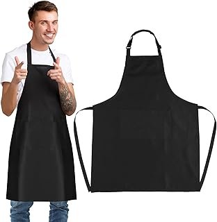 Delantal impermeable artesanal para chef mesero y panadero