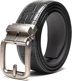 Cinturón artesanal de piel resistente con hebilla clásica