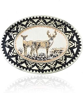 Hebillas vaqueras artesanales con diseños de fauna y naturaleza