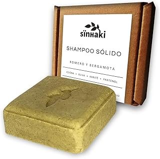 Shampoo sólido artesanal de romero y bergamota