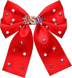 Lazo Artesanal Patriótico para Cabello Mujer Estilo 4 de Julio