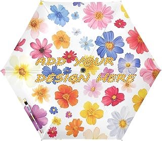 Paraguas artesanal UV 50+ floral Cantuta elegante