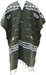 Poncho vaquero artesanal estilo Clint Eastwood hecho a mano en México