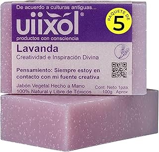 Jabones artesanales de lavanda veganos kit natural hecho a mano