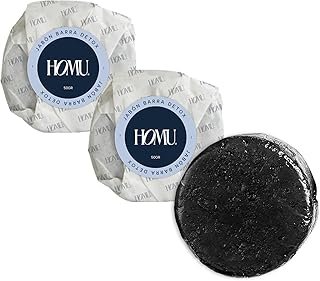 Jabón detox artesanal de carbón activado limpieza profunda