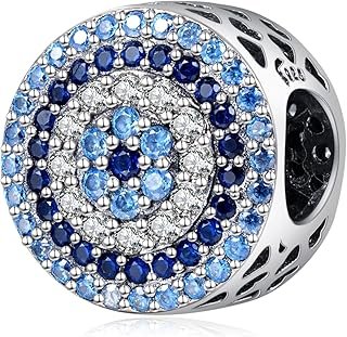 Abalorio de plata con circonita para joyería artesanal elegante