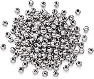 Abalorios espaciadores de acero para joyería hecha a mano duradera