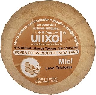 Bomba de baño artesanal de miel ritual relajante