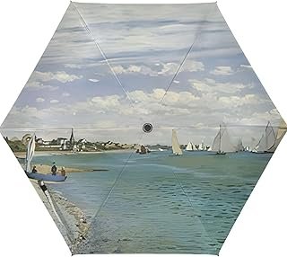 Paraguas artesanal con diseño floral elegante resistente al viento