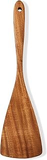 Espátula de madera de acacia hecha a mano ideal para cocina diaria