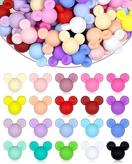 Abalorios de silicona creativos para llaveros y joyas hechas a mano