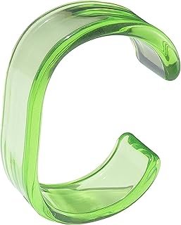 Pulsera cuadrada de resina colorida con diseño artesanal