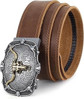 Cinturón de vestir artesanal de piel italiana grano completo