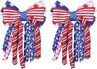 Lazo Patrio Artesanal para Cabello Niña Día de la Independencia