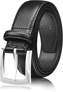 Cinturón de vestir artesanal de piel vacuna estilo moderno