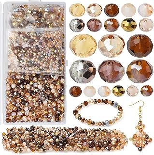 Abalorios de vidrio facetado color AB para joyería hecha a mano