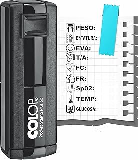 Sello artesanal de signos vitales para personal médico