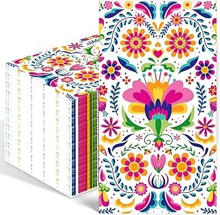 Servilletas florales mexicanas desechables ideales para bodas y fiestas