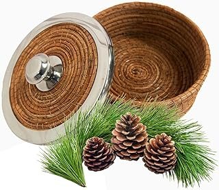 Tortillero artesanal de ocoxal y acero hecho a mano en México