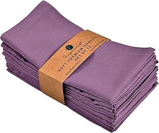 Servilletas premium de algodón y lino hechas a mano