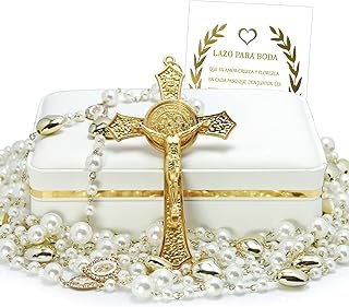 Lazo de Boda Católico Artesanal con Cruz de Unidad