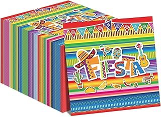 Servilletas mexicanas desechables con diseño artesanal