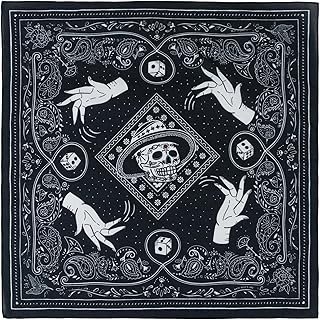 Bandana artesanal de algodón diseño mexicano unisex
