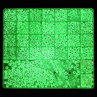 Abalorios con letras para pulseras de amistad hechas a mano