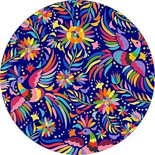 Tabla artesanal para quesos y botanas con diseño tenango