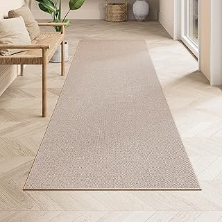 Alfombra de yute sintético lavable estilo moderno natural