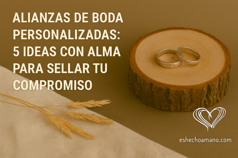Lee más sobre el artículo Alianzas de boda personalizadas: 5 ideas con alma para sellar tu compromiso