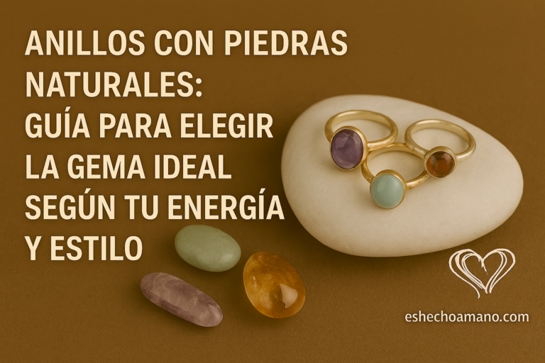 Lee más sobre el artículo Anillos con piedras naturales: Guía para elegir la gema ideal según tu energía y estilo