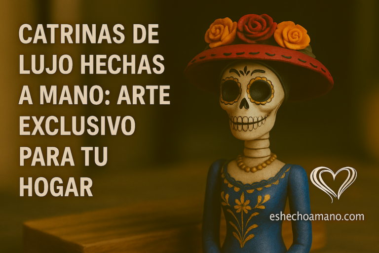 Lee más sobre el artículo Catrinas de lujo hechas a mano: Arte exclusivo para tu hogar