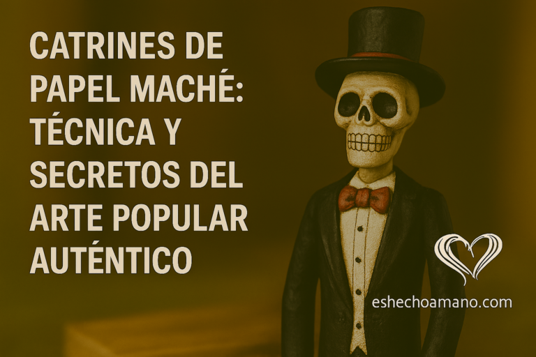 Lee más sobre el artículo Catrines de papel maché: técnica y secretos del arte popular auténtico
