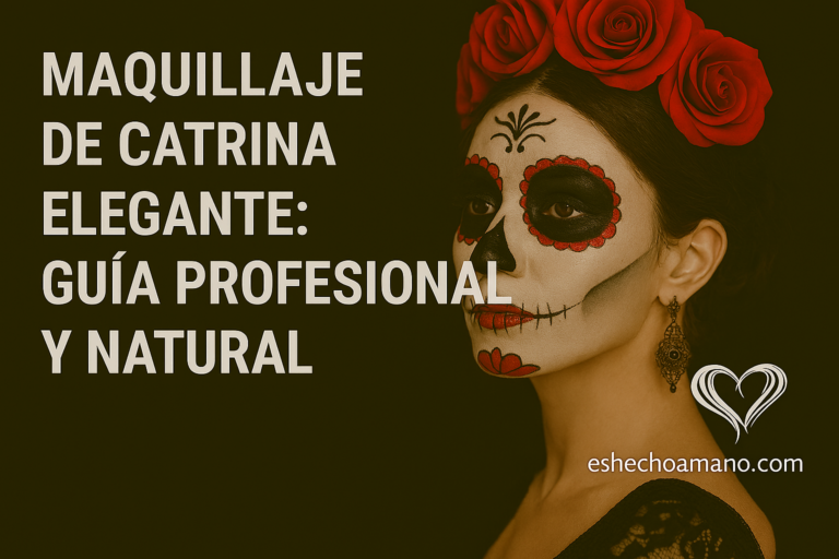 Lee más sobre el artículo Maquillaje de Catrina elegante: Guía profesional y natural