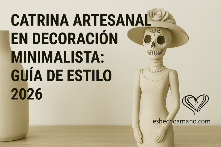 Lee más sobre el artículo Catrina artesanal en decoración minimalista: Guía de estilo 2026