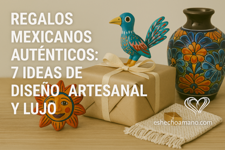 Lee más sobre el artículo Regalos mexicanos auténticos: 7 ideas de diseño artesanal y lujo