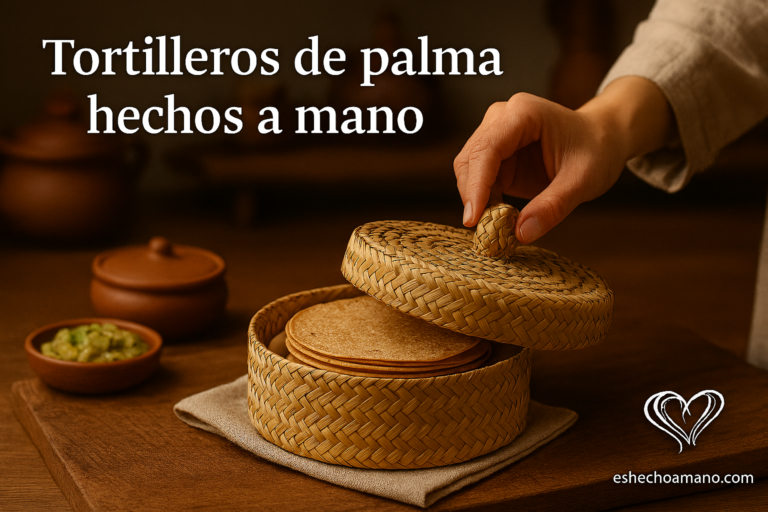 Lee más sobre el artículo Tortilleros de palma hechos a mano: El secreto tradicional para mantener tus alimentos calientes