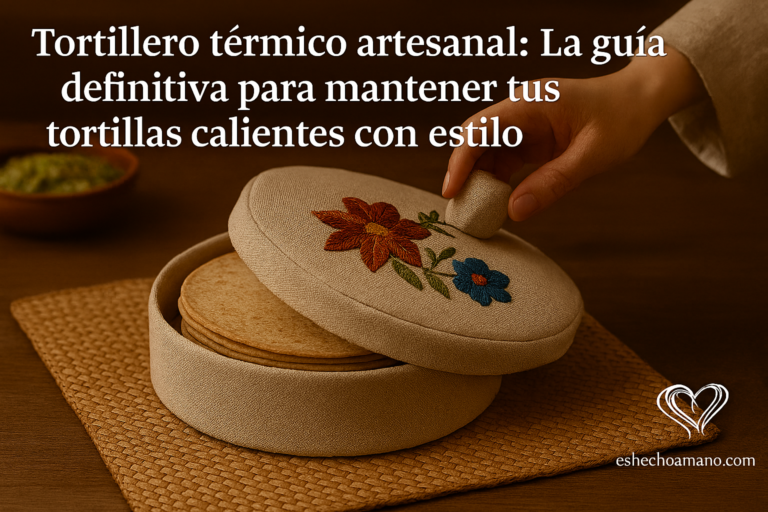 Lee más sobre el artículo Tortillero térmico artesanal: La guía definitiva para mantener tus tortillas calientes con estilo