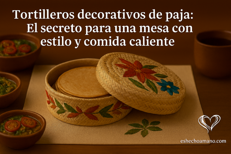 Lee más sobre el artículo Tortilleros decorativos de paja: El secreto para una mesa con estilo y comida caliente